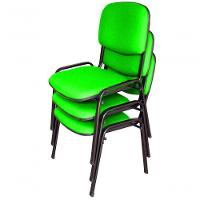 03 Cadeiras Para Auditórios Linha Hotel Auditório Verde - 1