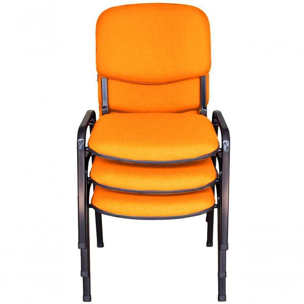 03 Cadeiras Para Auditórios Linha Hotel Auditório Laranja - 2