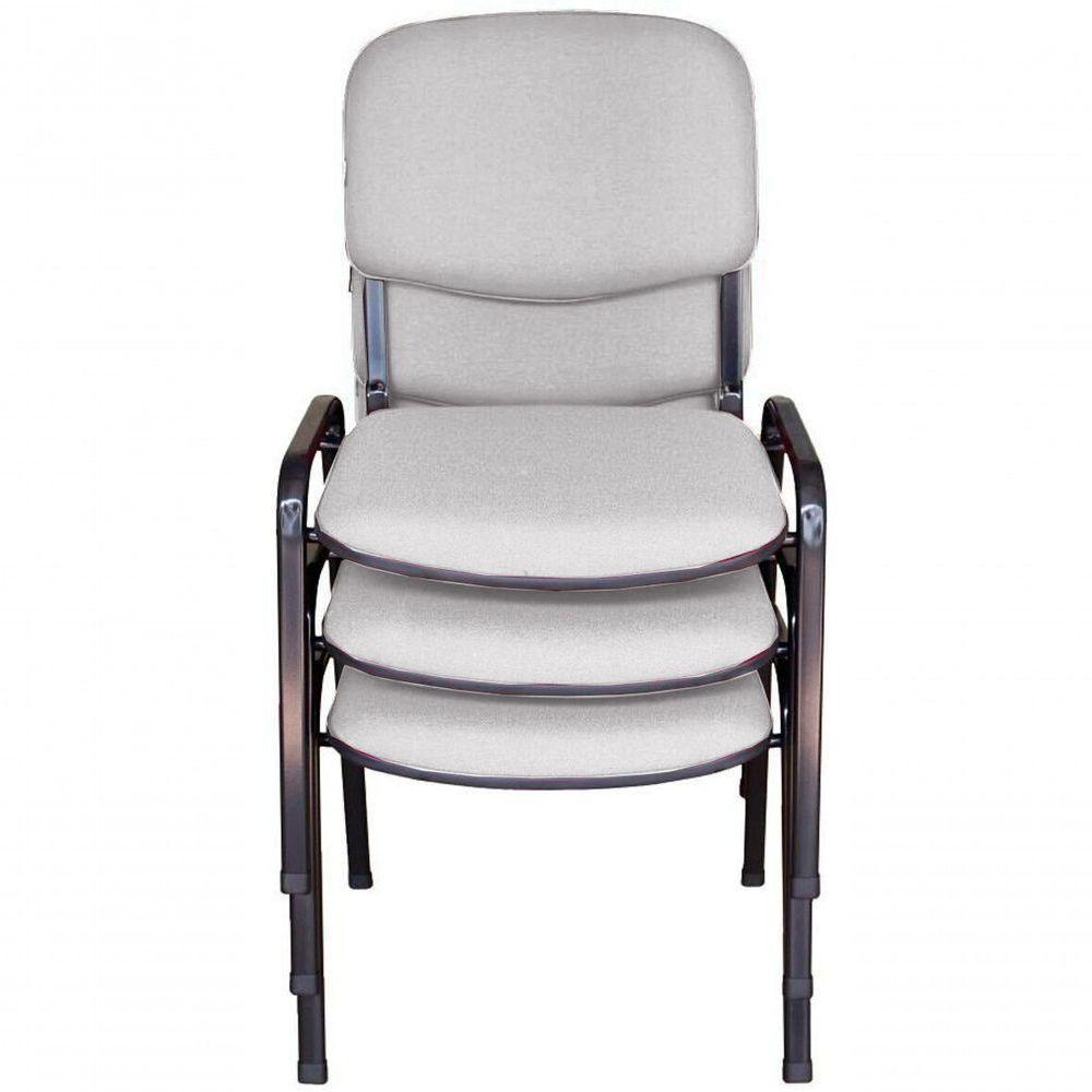 03 Cadeiras Para Auditórios Linha Hotel Auditório Branco - 2