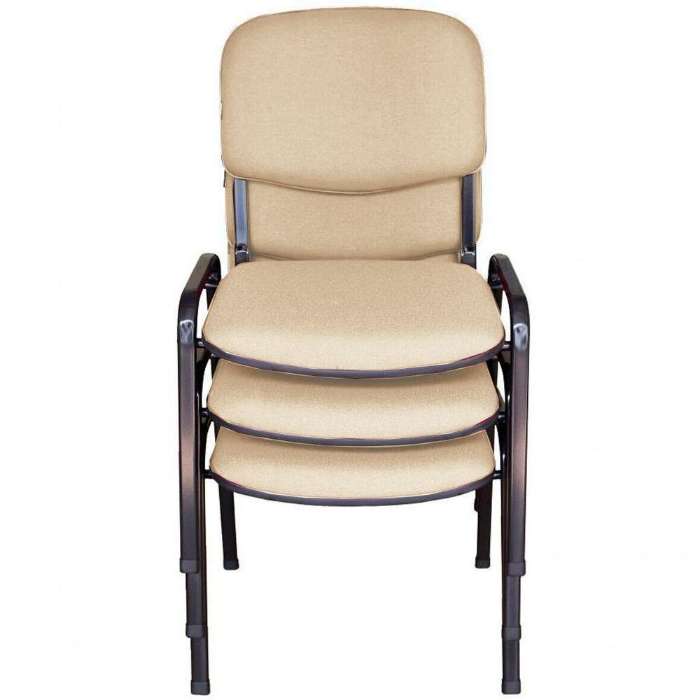 03 Cadeiras Para Auditórios Linha Hotel Auditório Bege - 2