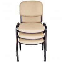 03 Cadeiras Para Auditórios Linha Hotel Auditório Bege - 2