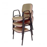 03 Cadeiras Para Auditórios Linha Hotel Auditório Bege - 1