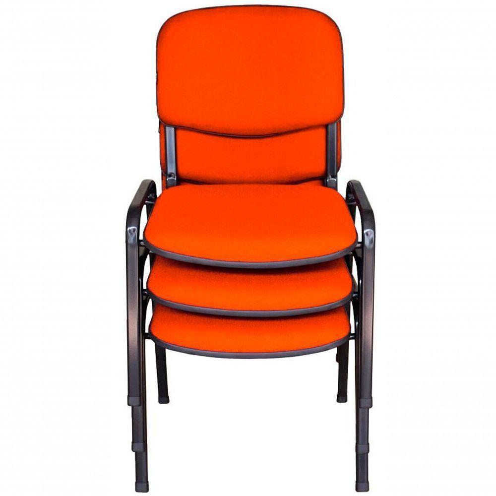 03 Cadeiras Para Auditórios Linha Hotel Auditório Laranja - 2