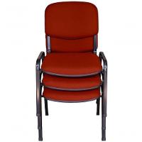 03 Cadeiras Para Auditórios Linha Hotel Auditório Vermelho - 2