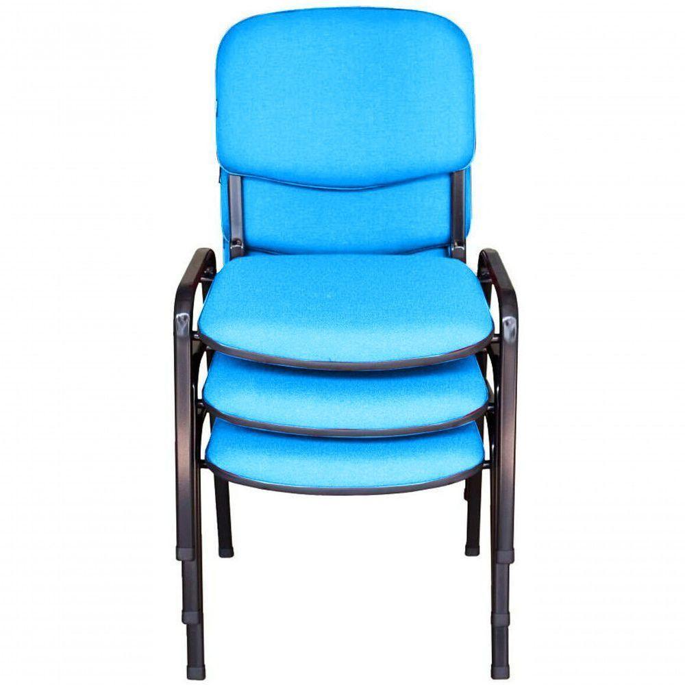 03 Cadeiras Para Auditórios Linha Hotel Auditório Azul - 2