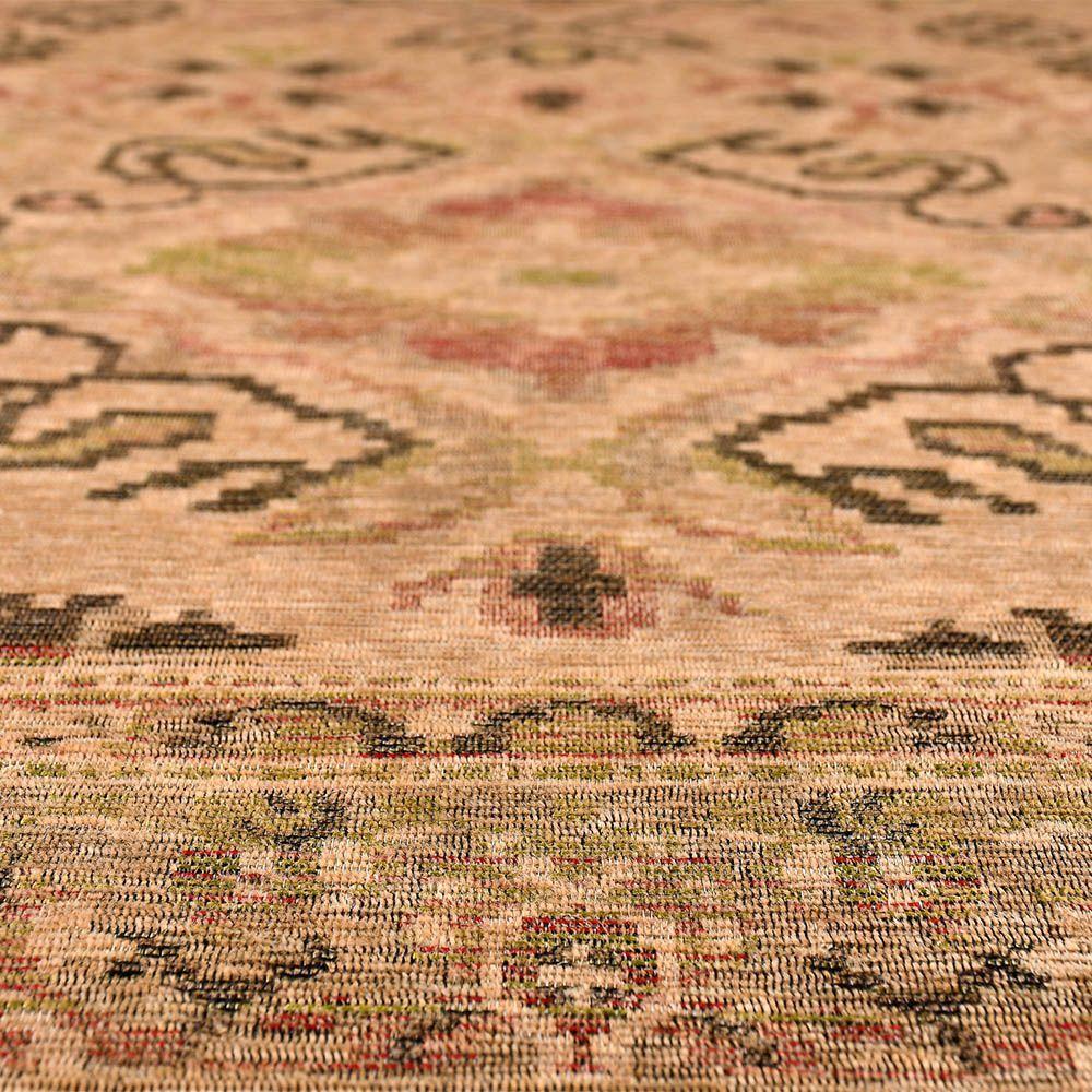 Tapete Sala Quarto Funcional Medalhão 1,50 X 2,00 Bege-72 - 4