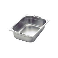 Cuba Tramontina Gn 1/2 Em Aço Inox Com Alças Móveis Profundidade 100 Mm - Aço 304 Tramontina - 1