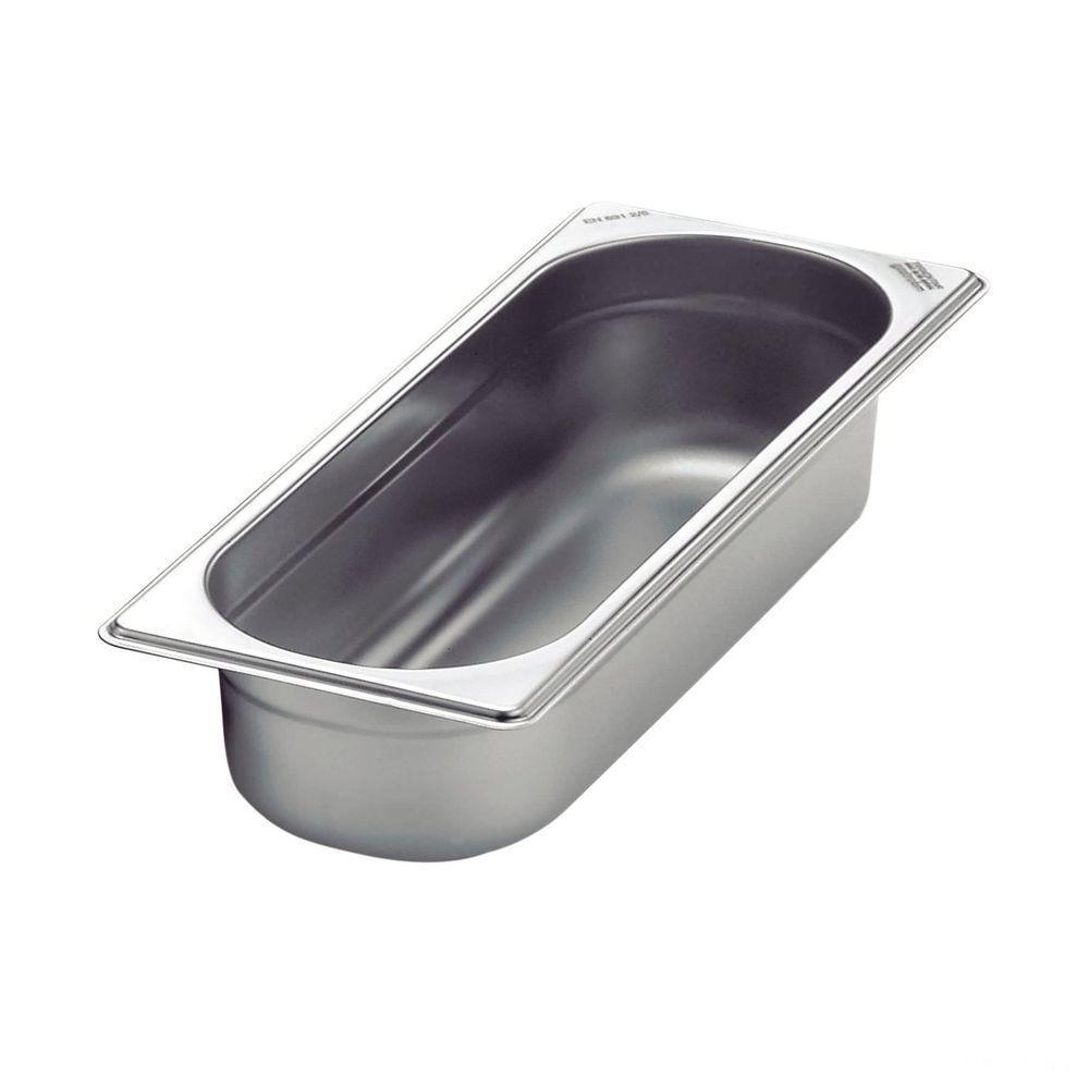 Cuba Tramontina Gn 2/8 Em Aço Inox Sem Alças Profundidade 65 Mm - Aço 430 Tramontina - 1