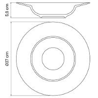Prato Pasta Tramontina Paola Em Porcelana 27 Cm Tramontina - 3