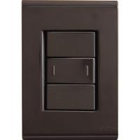 Conjunto 4x2 Com 1 Interruptor Paralelo 10 A 250 V Tramontina Liz Grafite Tramontina - 1