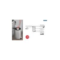 Lixeira Inox Com Pedal Plus Com Acabamento Scotch Brite E Balde Interno Removível 5l - 5