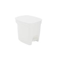 Lixeira Tramontina Basic Compact Em Polipropileno Branco Com Haste Em Aço Galvanizado 7 L Tramontina - 1