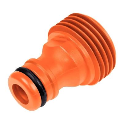 Adaptador Macho Tramontina Com Rosca Externa 3/4" Em Plástico Laranja Para Jardim Tramontina