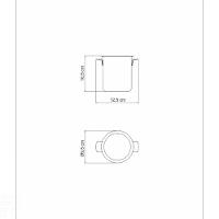 Balde De Gelo Tramontina Cosmos Em Aço Inox Com Acabamento Fosco 8 Cm 0,5 L Tramontina - 3