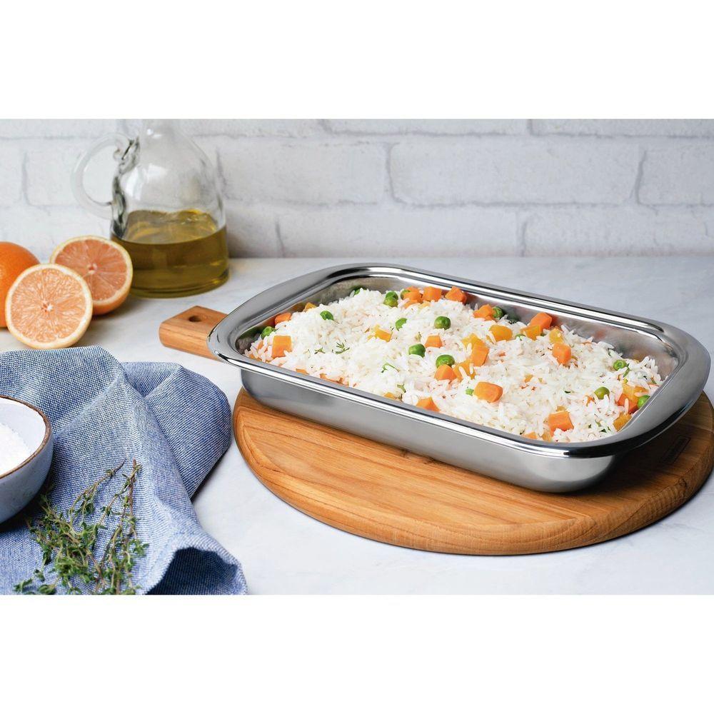 Assadeira Tramontina Cosmos Retangular Em Aço Inox 48 Cm 5,8 L Tramontina - 7