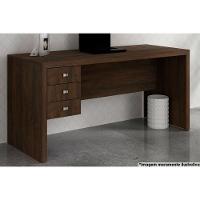 Mesa de Computador Solteiro ME4113 c/ 3 Gavetas Rústico - Tecno Mobili - 1