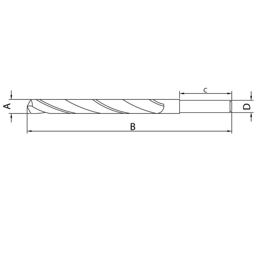 Broca Para Aço 3/16" Tramontina Em Aço Rápido Hss Com Corpo Polido E Envernizado Tramontina - 1
