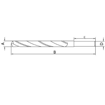 Broca Para Aço 3/16" Tramontina Em Aço Rápido Hss Com Corpo Polido E Envernizado Tramontina