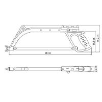 Arco De Serra Regulável 12" Tramontina Injetado Em Polímero Reforçado Tramontina - 5