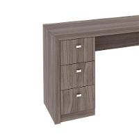 Mesa de Computador ME4102 c/ 3 Gavetas Branco - Tecno Mobili