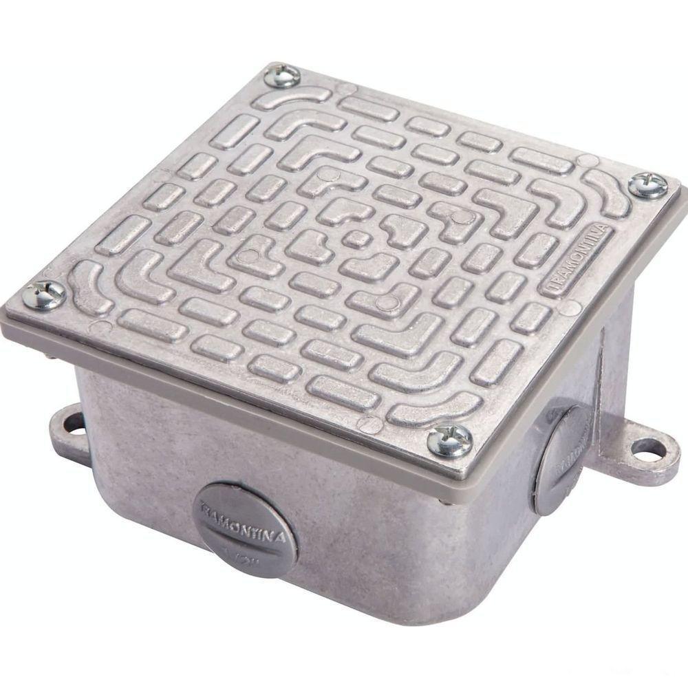 Caixa De Passagem Cp 10x10 Com Saída De 1 Polegada Tramontina - 1