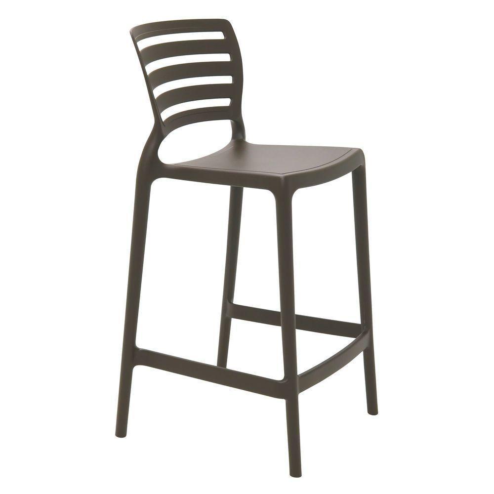 Cadeira Tramontina Sofia Alta Residência Em Polipropileno E Fibra De Vidro Marrom Tramontina - 1