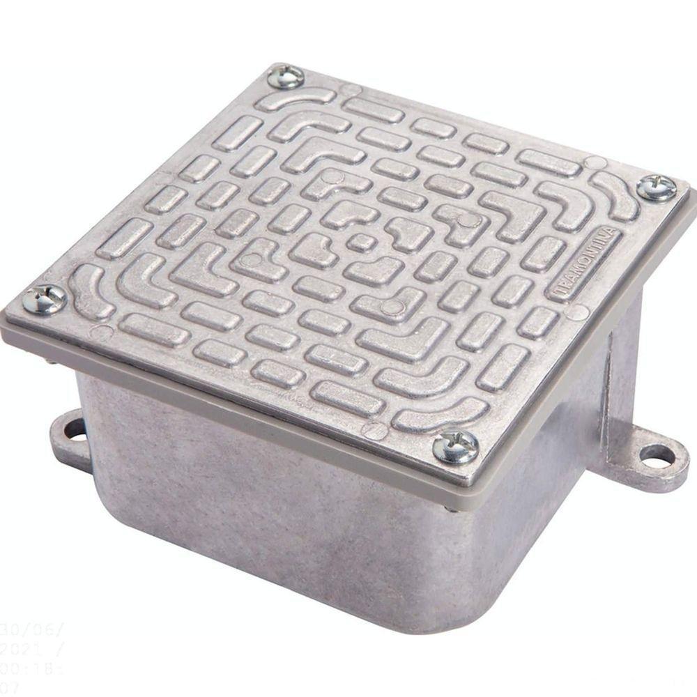 Caixa De Passagem Cp- 3030 Em Alumínio Com Tampa Reversível Tramontina - 1