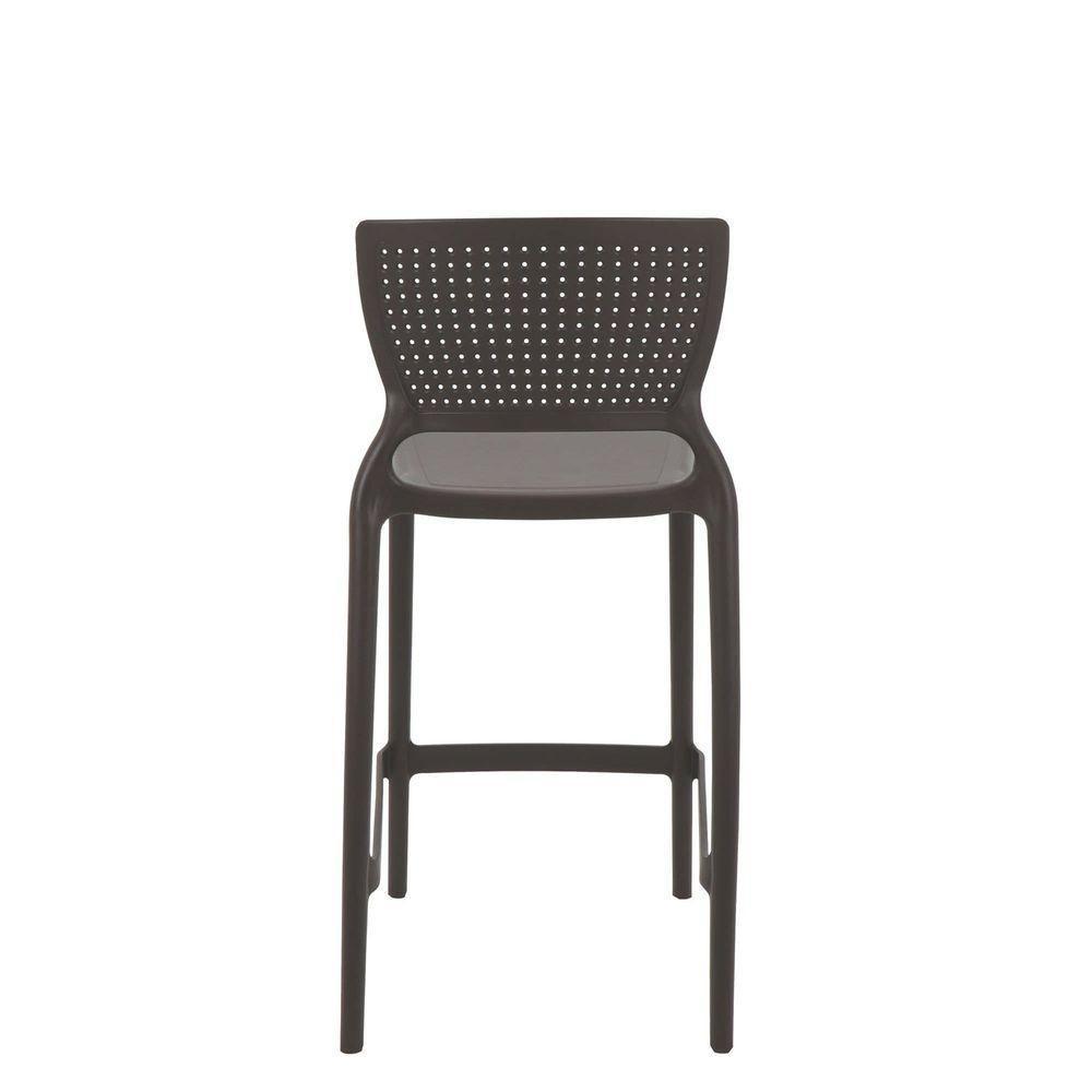 Cadeira Tramontina Safira Alta Residência Marrom Em Polipropileno E Fibra De Vidro Tramontina - 4