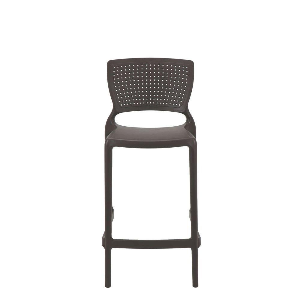 Cadeira Tramontina Safira Alta Residência Marrom Em Polipropileno E Fibra De Vidro Tramontina - 5