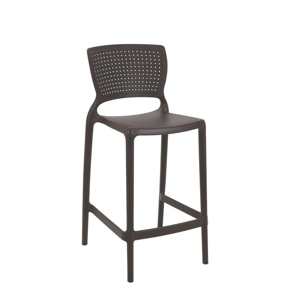 Cadeira Tramontina Safira Alta Residência Marrom Em Polipropileno E Fibra De Vidro Tramontina - 6