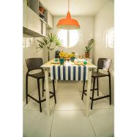 Cadeira Tramontina Safira Alta Residência Marrom Em Polipropileno E Fibra De Vidro Tramontina - 3