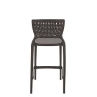 Cadeira Tramontina Safira Alta Residência Marrom Em Polipropileno E Fibra De Vidro Tramontina