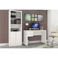 Mesa de Computador ME-4123 c/ 2 Gavetas Amêndoa - Tecno Mobili - 4