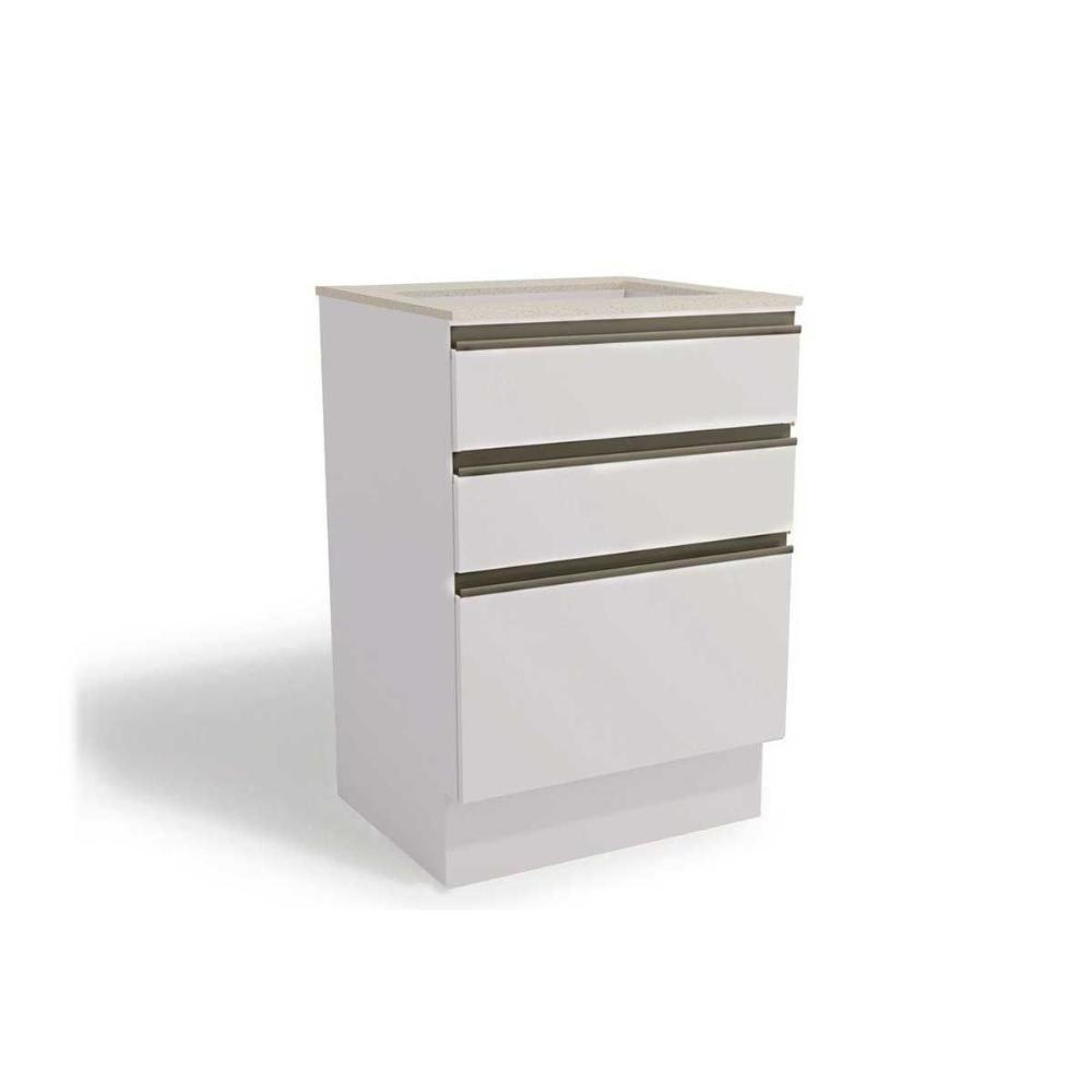 Balcão De Cozinha Maxxi G743 P/ Cooktop 60cm Nogal/cinzel - Kappesberg - 4