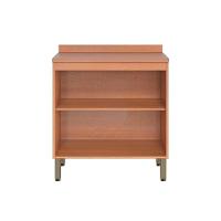 Balcão de Cozinha Modulado Macadâmia c/ Tampo e 2 Portas 80cm Freijo/Branco - Telasul