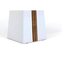 Mesa para Cozinha Italia + Tampo Madeirado Vidro 120x90cm Cinza Urbano/Freijo/Cinza Urbano - DJ Móveis - 8