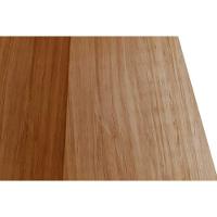 Mesa para Cozinha Luna + Tampo Madeirado Vidro Reto 90x90cm Imbuia/Off White - Rufato - 2