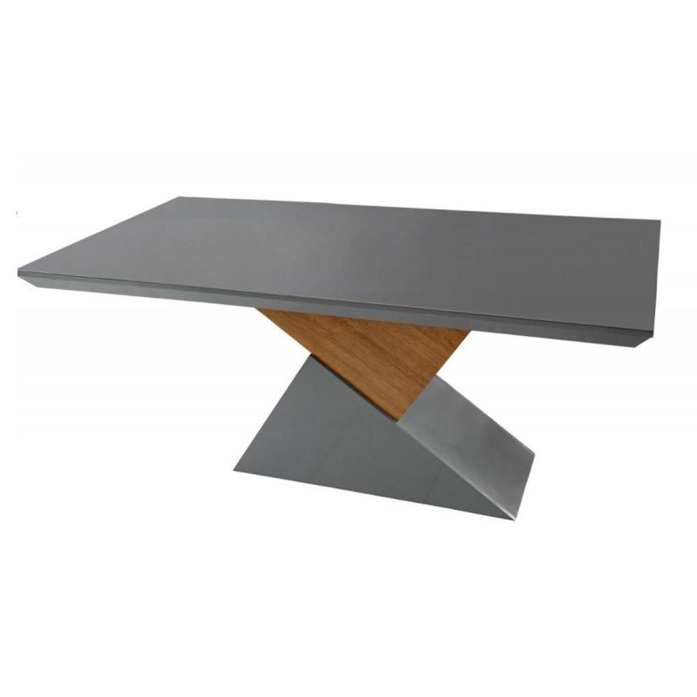 Mesa para Cozinha Dubai + Tampo Madeirado Vidro Reto 180x90cm Imbuia/Off White - Rufato - 6