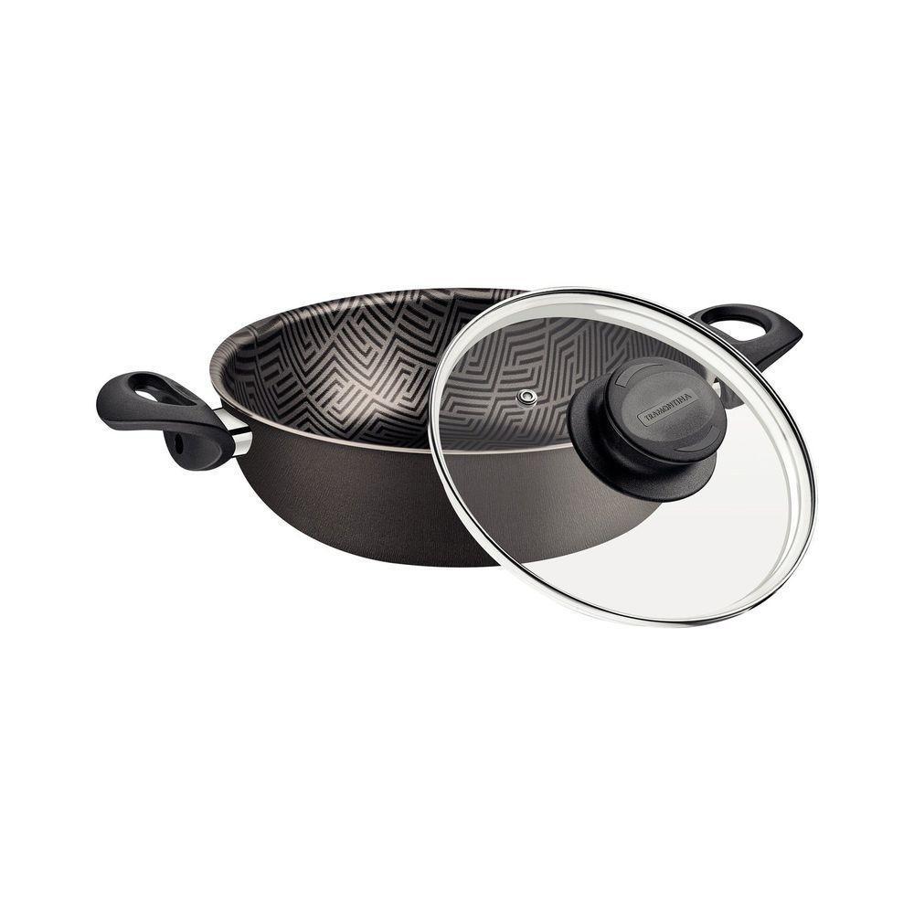 Fritadeira Multiuso Paris Em Alumínio Chumbo 24cm 2,8l Com Antiaderente Starflon Max - 5