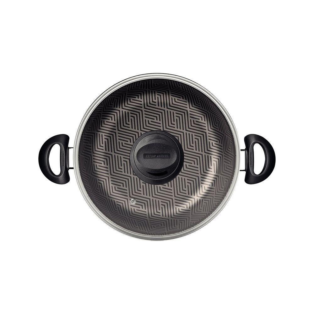 Fritadeira Multiuso Paris Em Alumínio Chumbo 24cm 2,8l Com Antiaderente Starflon Max - 6