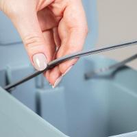 Lixeira Com Pedal Trium 12 L Chumbo - 7