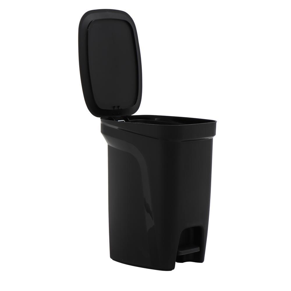 Lixeira Tramontina Compact 10l em Polipropileno Preto - 1