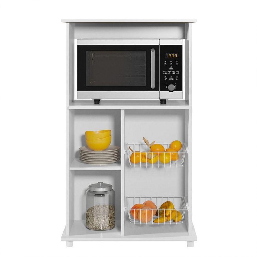 Balcão Fruteira Nt3075 Com 1 Porta Notável Branco - 2