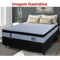 Colchão Casal Bem Mm One Face Eps Espuma D45 138 X 188 Cm Hellen Preto Com Cinza - 3
