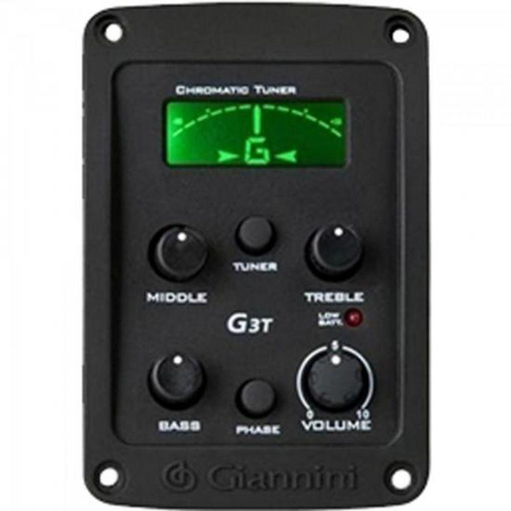 Violao Eletroacustico Dreadnought Folk Cutaway Aco Gf-1D Ceq Walnut Satin Giannini - 2