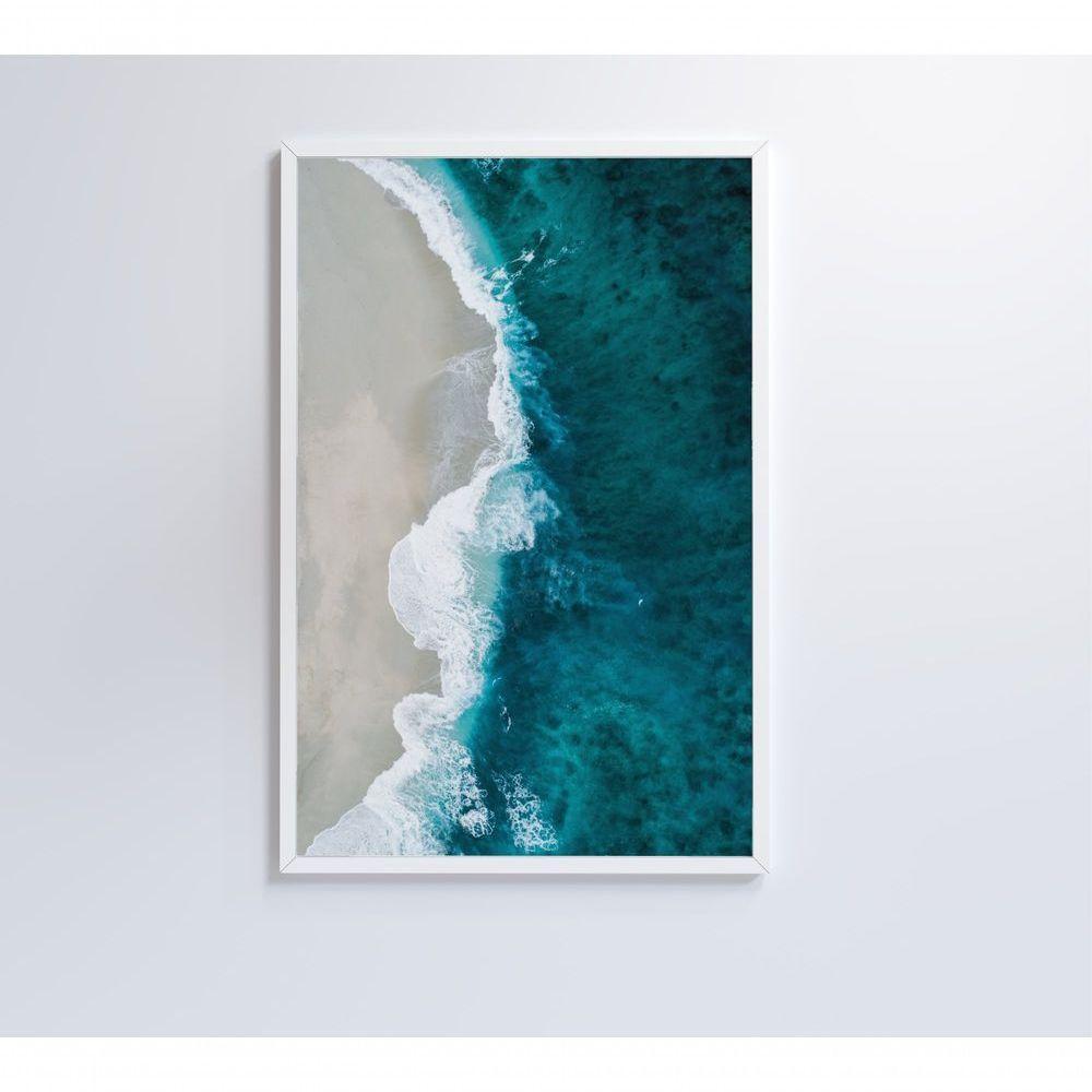 Quadro Mar Azul 40x60 Cm Tecido Canvas - 6