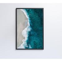 Quadro Mar Azul 40x60 Cm Tecido Canvas - 8