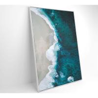 Quadro Mar Azul 40x60 Cm Tecido Canvas - 9