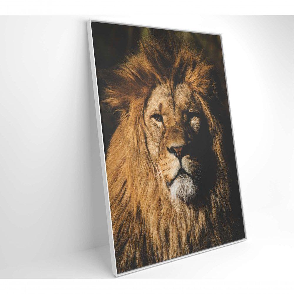 Quadro Leão 80x120 Cm Tecido Canvas - 2