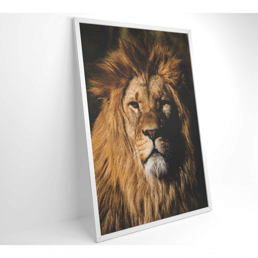 Quadro Leão 80x120 Cm Tecido Canvas - 6